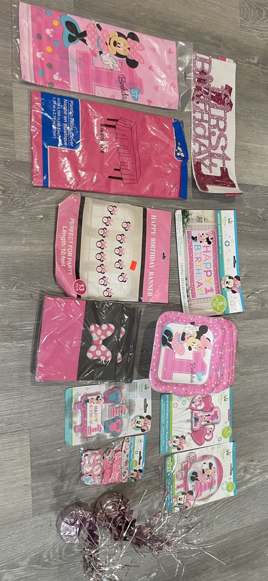 Mickey Mouse 1st Birthday Party Set