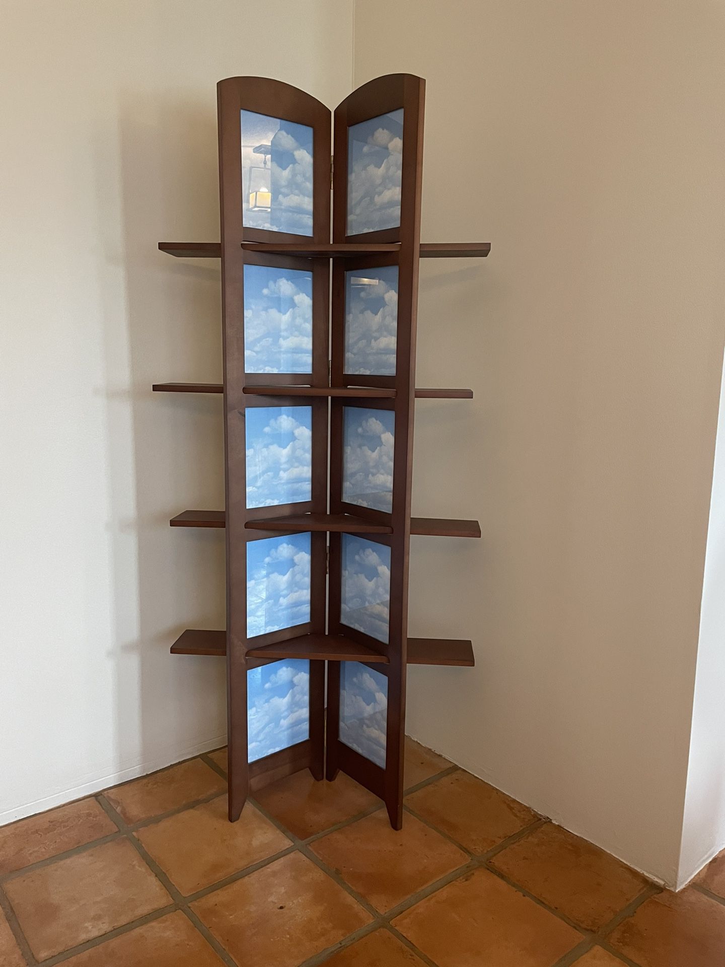 Corner Shelf With Photo Frames