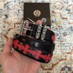 Chrome Hearts Real leather belt