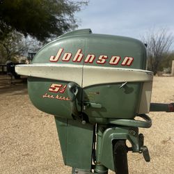 1955 Johnson Seahorse 5 1/2 HP Outboard Motor 