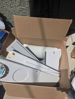 Portable AC Window Kit with Exhaust Hose