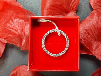 Diamond Pendant - White Gold 10k (.417) 3.6 grams