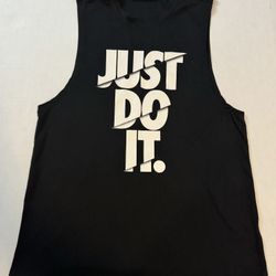 Women’s NIKE Dry-Fit Sleeveless T Shirt, Size XS. Black.