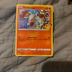Torchbunny holo Pokemon card