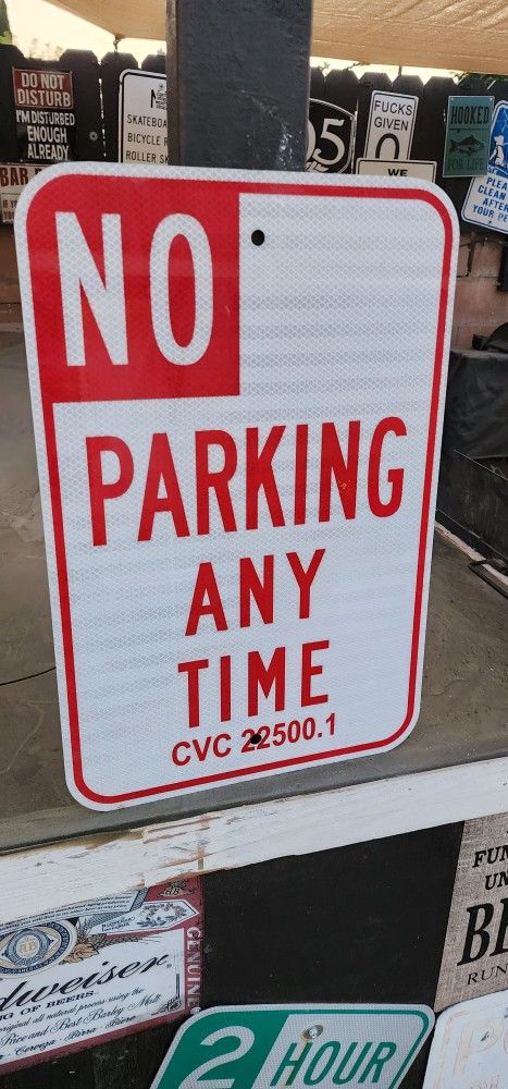 No Parking Sign