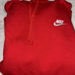 Red Unisex Nike Hoodie 