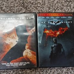 Batman Begins & The Dark Knight DVD [FULL SCREEN]