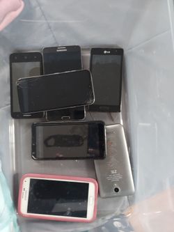 Cell phones.