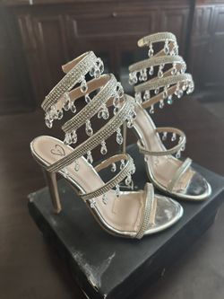 Windsor Silve Heels Size 5.5