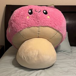 MASSIVE Mushroom Squishable - Huge Stuffed Plush Mushroom - Tag attached