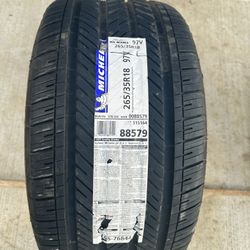 1 BRAND NEW MICHELIN PILOT HX MXM4 265/35R18 TIRE RETAILS $409 SELLING FOR $125