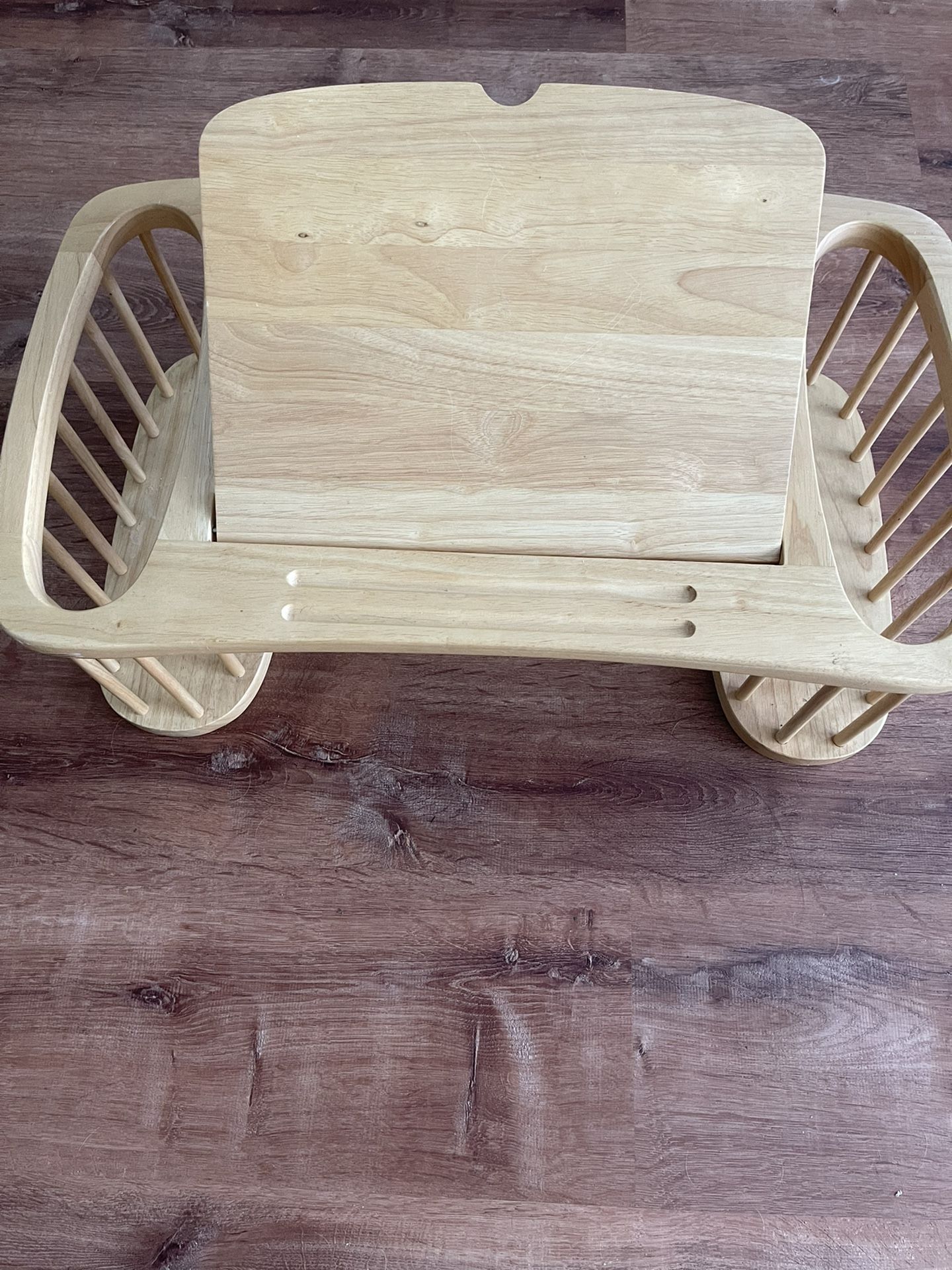 Bed Tray Desk Reading Table Solid Maple