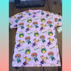 Nickelodeon Rugrats All Over Print Tee New Sz Large 