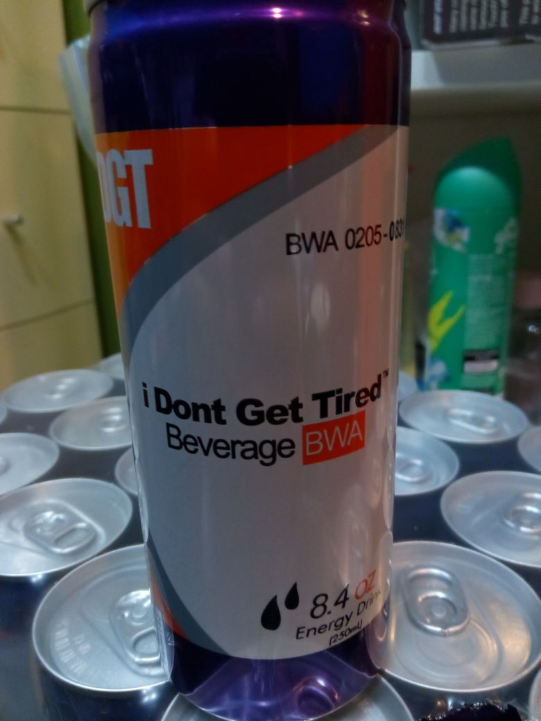 24 pack case of #idgt (I don't get tired) BWA Kevin Gates Energy Drink.