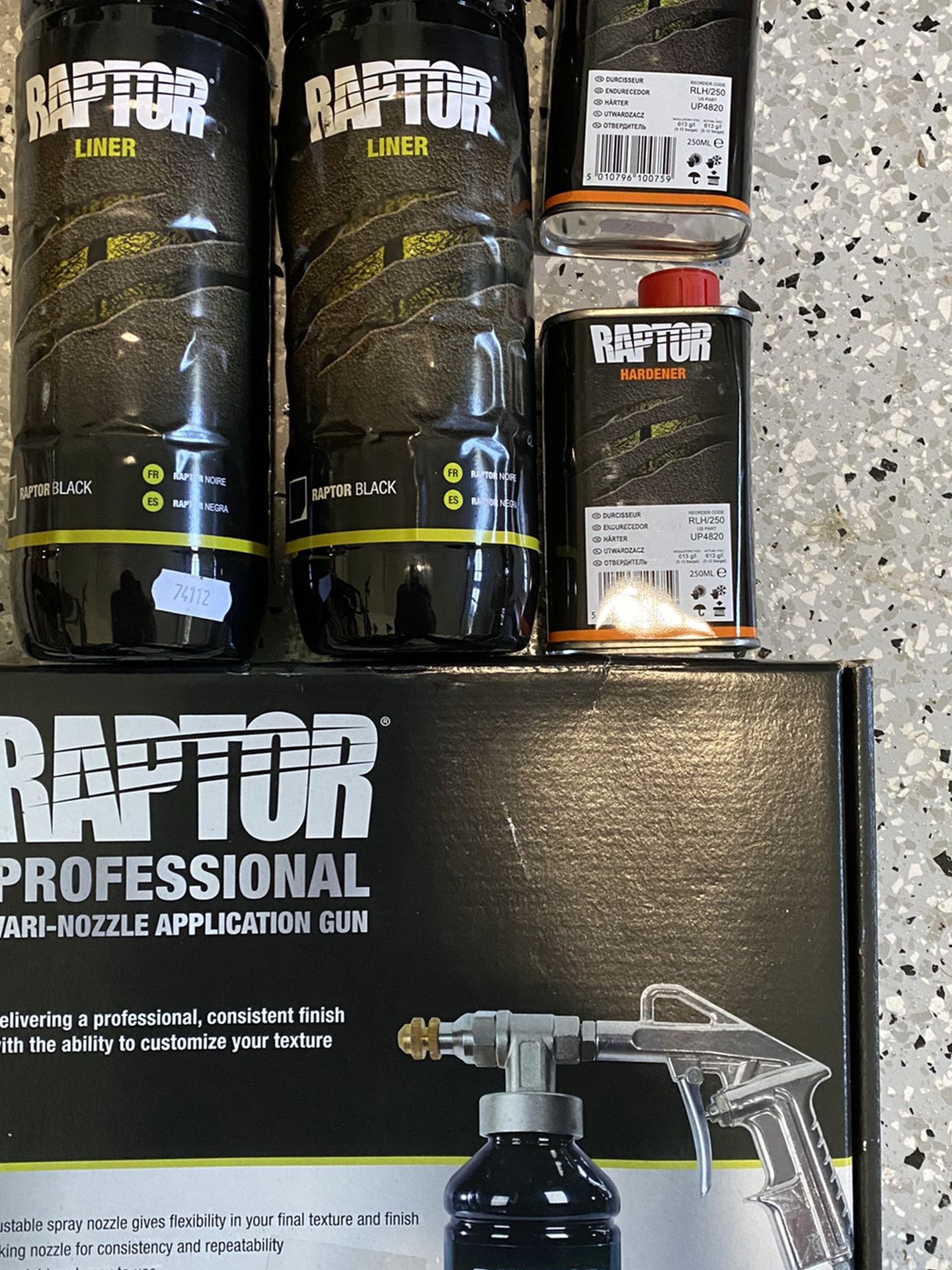 Raptor Bed Liner and Variable Application Gun