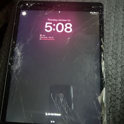 cracked ipad (for parts ,read description 
