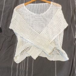 White Knit Top