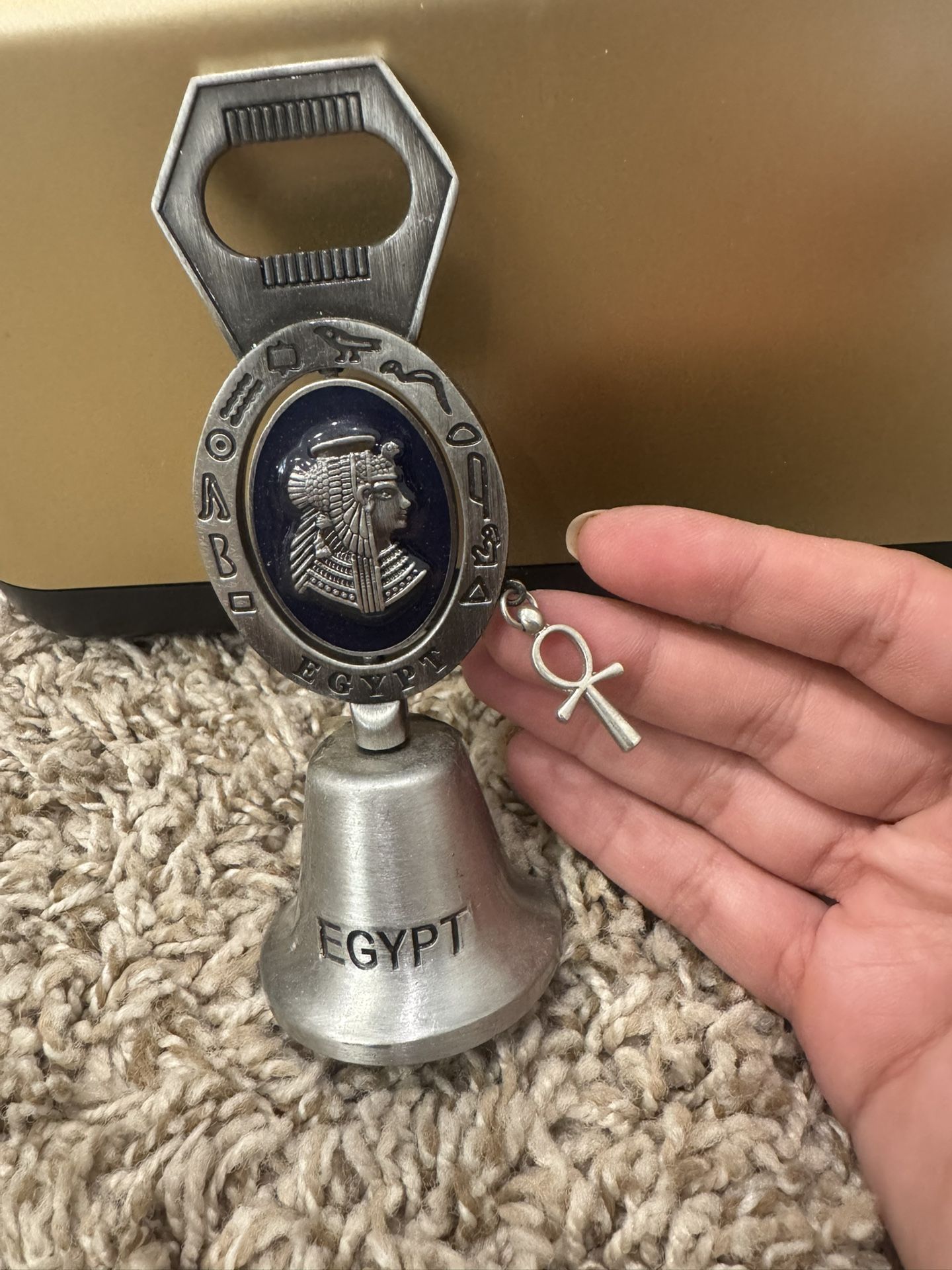 Egyptian Bottle Opener & Bell