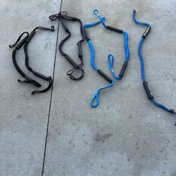 Boat anchor ties elastic