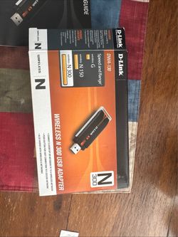 D-Link Wireless N 300 USB Adapter add wireless to your desktop or laptop