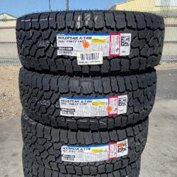 Tires New 265 70R17 Falken Wildpeak AT 4W $750 Set Of Four Install Mount And Balance 