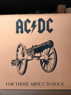 AC/DC  For Those About to Rock Lp ORIGINAL Hard Rock Record Album