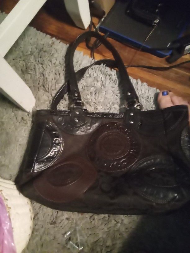 Leather Coach Purse 