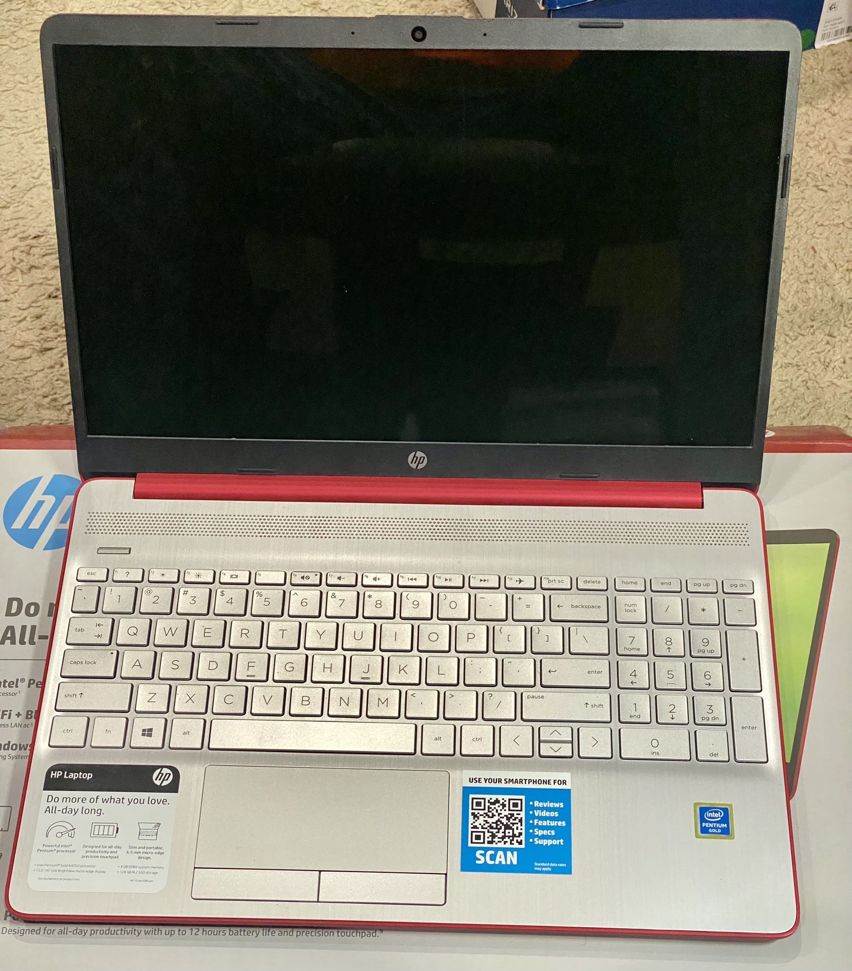 HP Laptop Like Brand New With Box And All Contents 