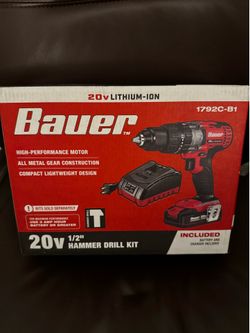 baur 20v drill kit