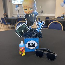 Baby Boss Centerpiece Birthday Party Decorations