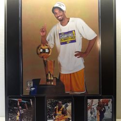 Kobe Bryant 1st Championship Plaque 