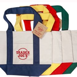 Trader Joe’s Canvas Mini Tote Bags