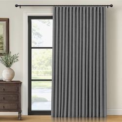 Vailge Room Divider Tension Rods Curtain Tension Rods,83-122 Inch,No Drilling, Adjustable