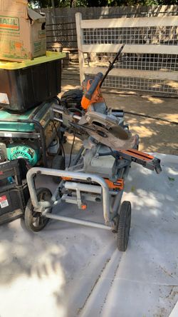 ridgid ms uv miter saw utility vehicle