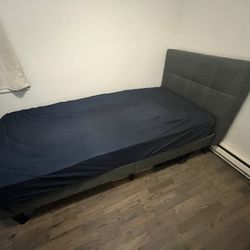Twin Bed Frame + Mattress