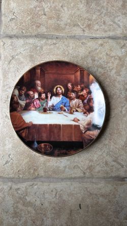 Plato De Decoracion La Ultima Cena