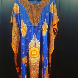 New! Dashiki Gown Dress