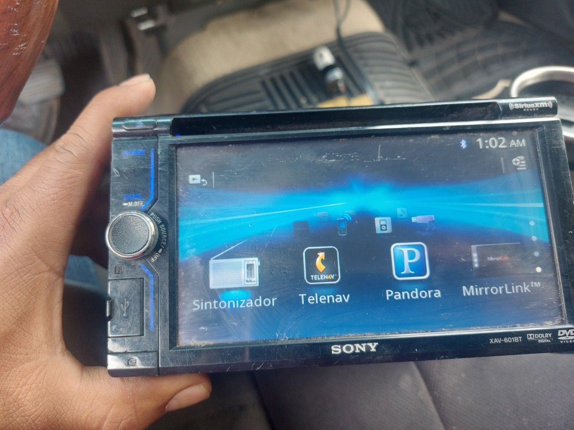 STEREO SONY CD DVD AUX USB BLUETOOTH SELE KITA LA CARITA DETACHABLE FASE GOOD CONDICIÓN ABLO ESPAÑOL