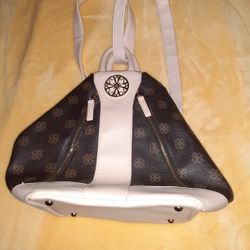 Womens Purse,  Avon Brown and Pink Backpack 