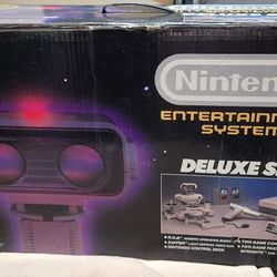 ORIGINAL NINTENDO NES ROB THE ROBOT DELIXE SET COMPLETE