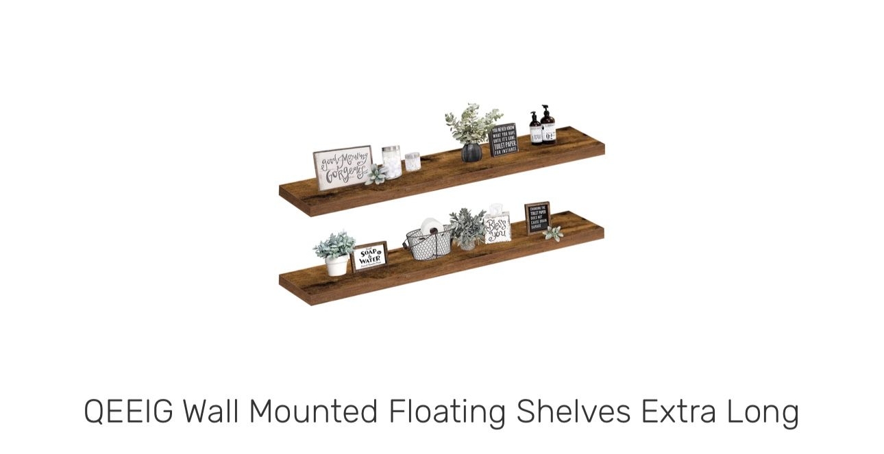 Floating shelves 