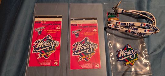1998 World Series Game 4 Ticket Stub