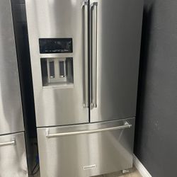 stainless steel french door refrigerator