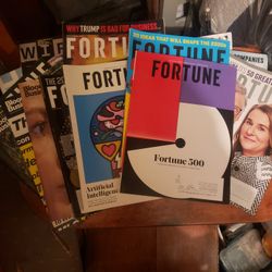 Fortune,Bloomberg,wired magazines 