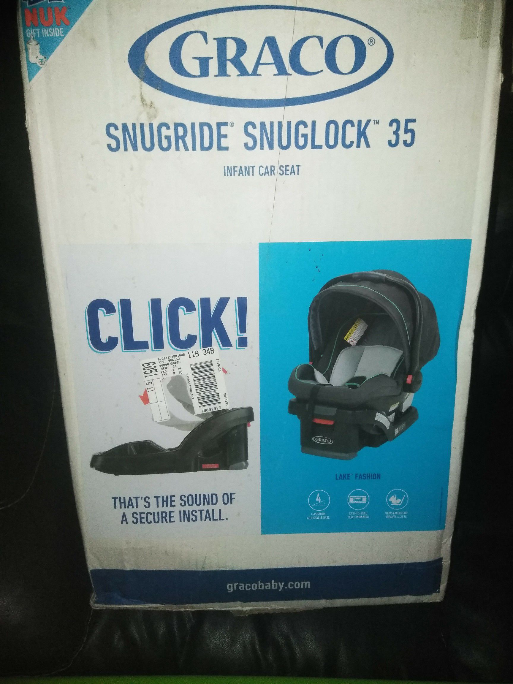 Graco snugride and snuglock 35 infant car seat