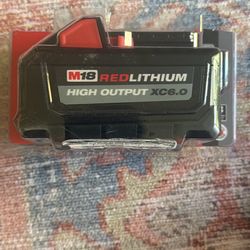 Milwaukee M18 High output Battery XC 6.0ah