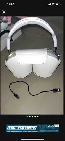 Brand new silver headphones