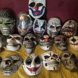 20 Halloween Masks $60