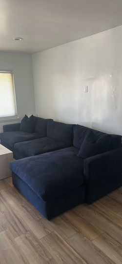 Navy Blue Sectional