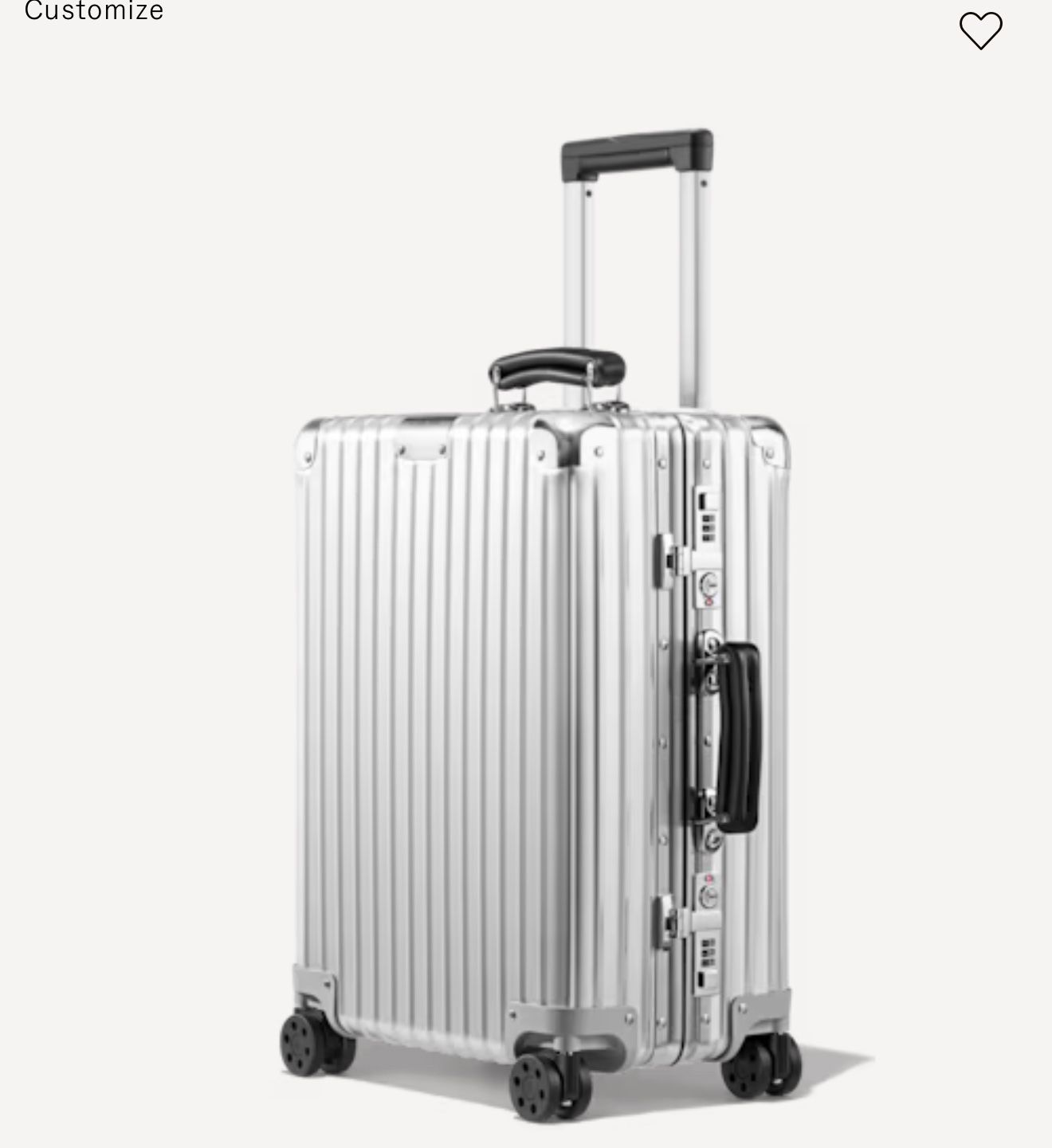 Rimowa Aluminum carry On